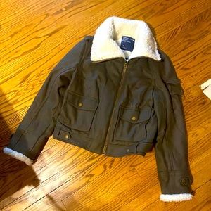 Wool American Eagle Outfitters bomber jacket
